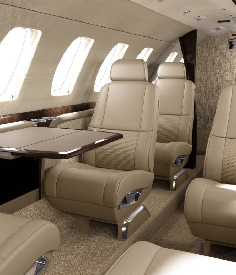 light jet cabin