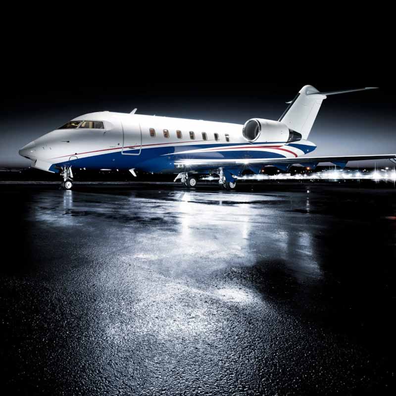 large cabin corporate jet